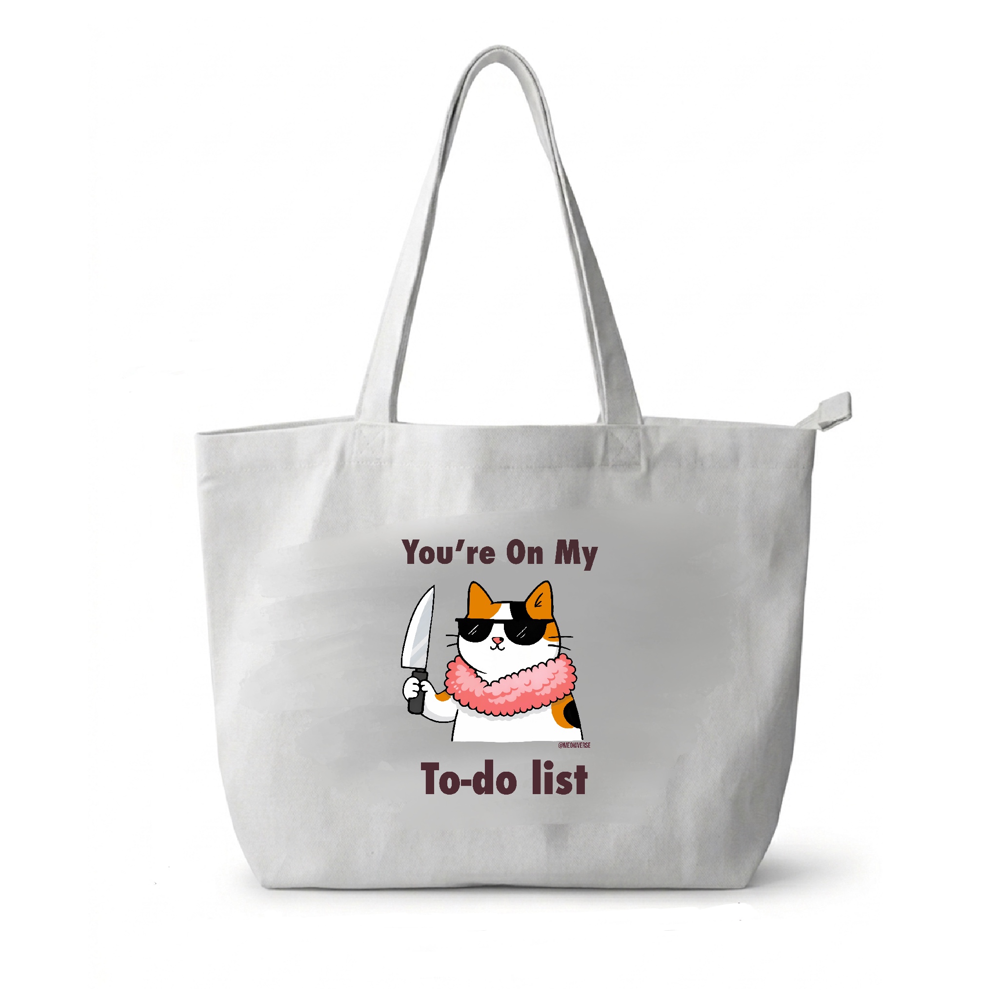 peechu totebag white peechu totebag white